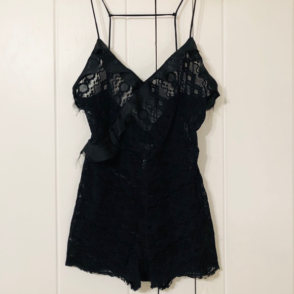 Free People Other - Free People’s intimately black lace romper